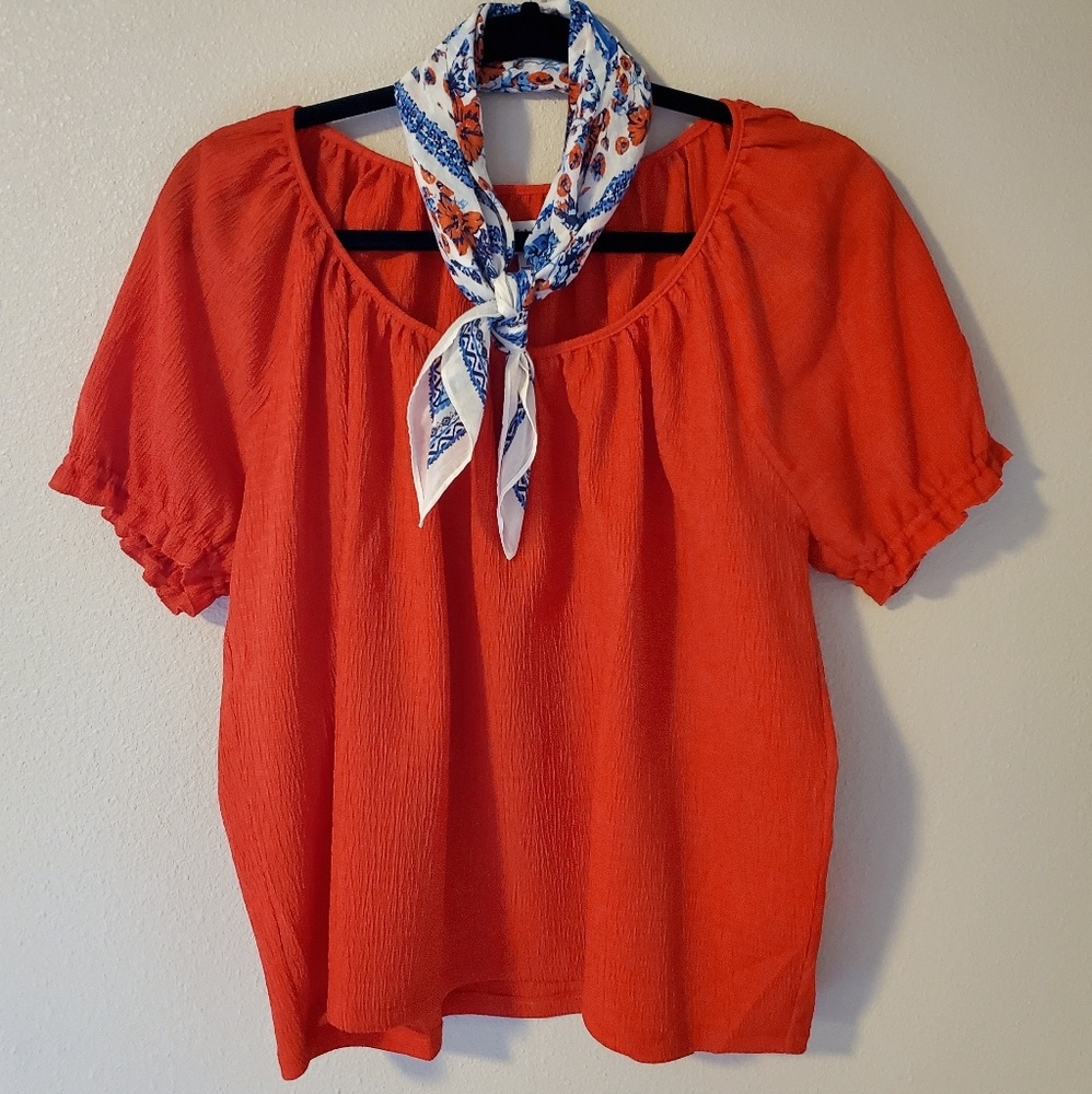 Madewell Texture & Thread Peasant Top
